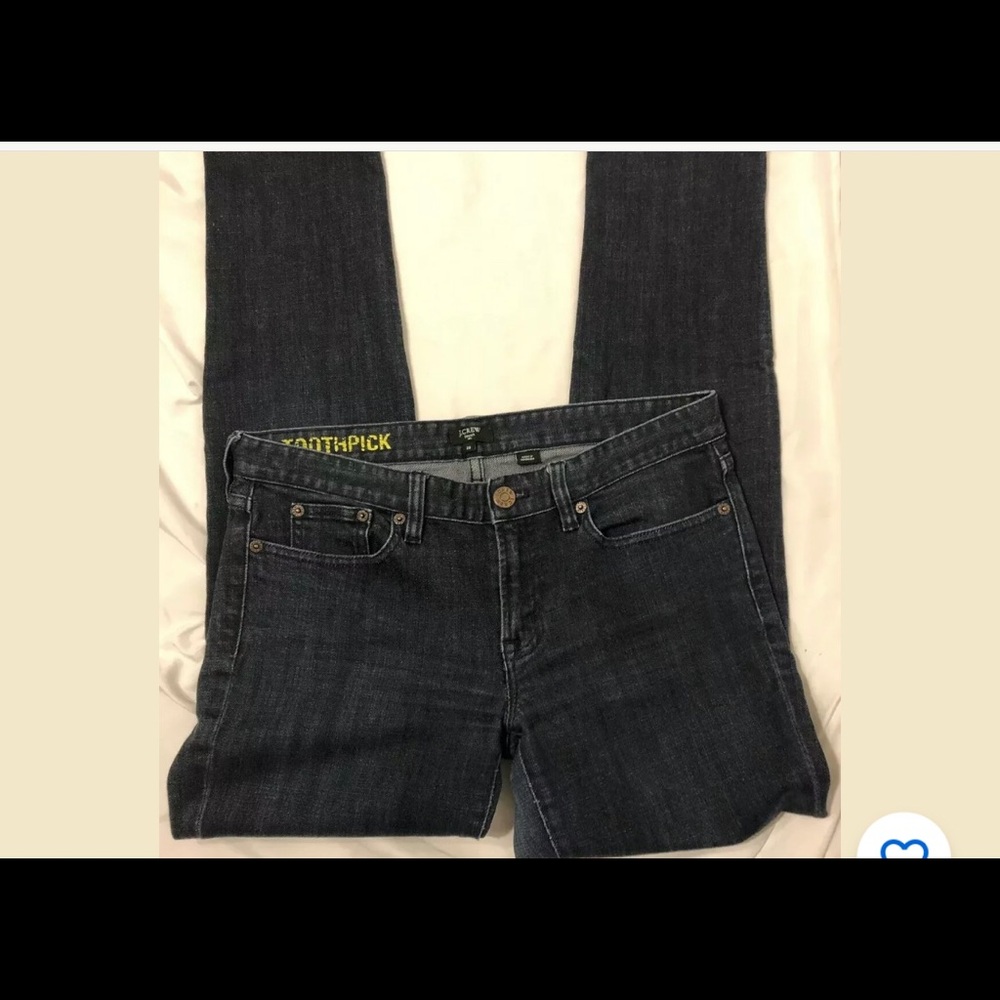 J Crew Jeans Toothpick Super Skinny Mid Rise
